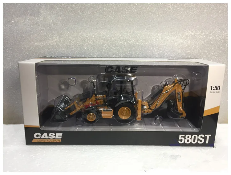 UH8079 Коллекционная модель 1:50 чехол 580ST раздвижной погрузчик Экскаватор строительная техника литая игрушка модель для украшения, подарок