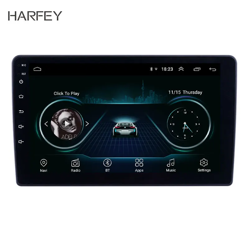 Harfey для Mitsubishi OUTLANDER 2004 2007 9 &quotAndroid 8 1 HD сенсорный экран Bluetooth радио GPS стерео AUX