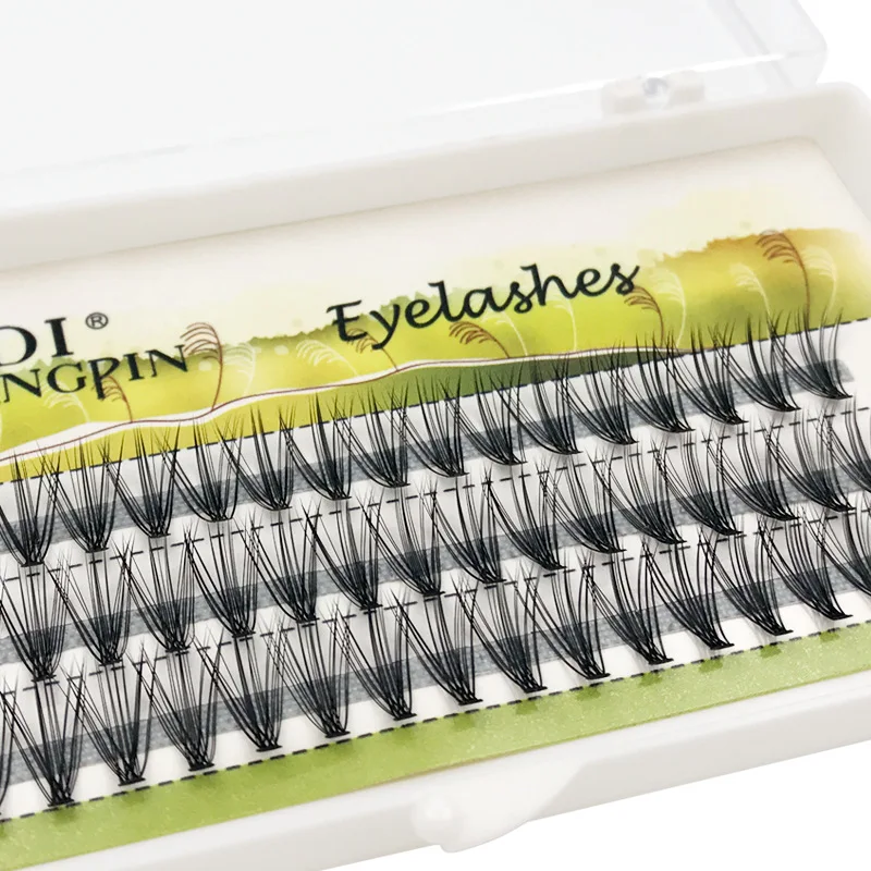 Thickness 0.07mm Black Individual Wave Mink Eyelashes Extension False Eye Lashes | Красота и здоровье