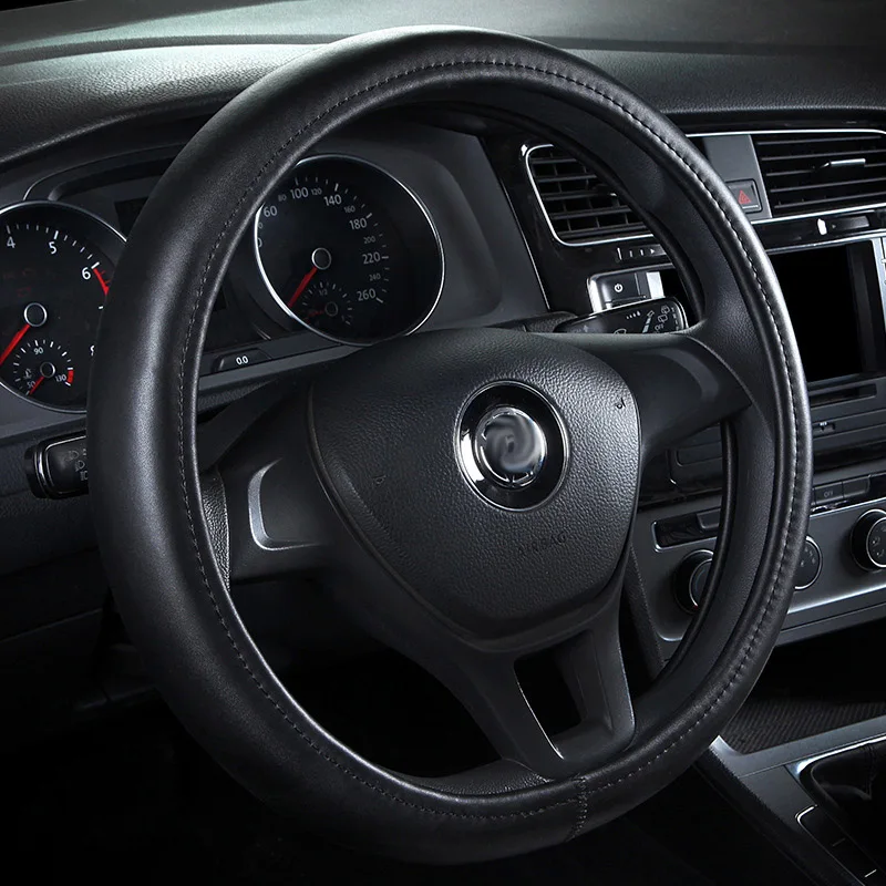 Кожаный чехол на руль для BMW e60 g30 аксессуары интерьера чехлы funda volante ford fiesta seat