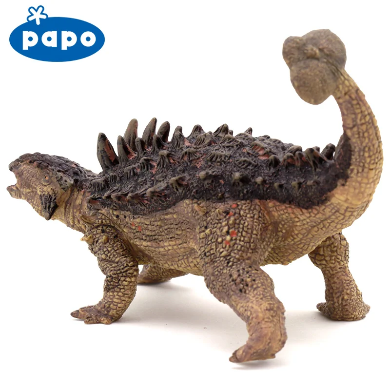 Papo Ankylosaurus Имитация Динозавра модель музейная коллекция мир Юрского периода
