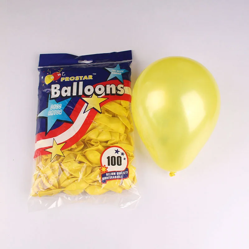 yellow 100 шт 5 дюймовые жемчужные латексные мини-Воздушные шары серебристого цвета шампанского золотого цвета для вечеринки на день рождения надувные свадебные украшения PAT57 - Цвет: yellow