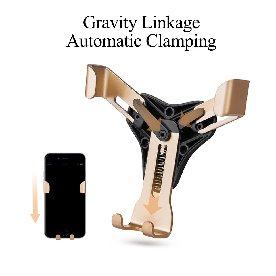 Tendway гравитационный Автомобильный держатель для телефона с поворотом на 360