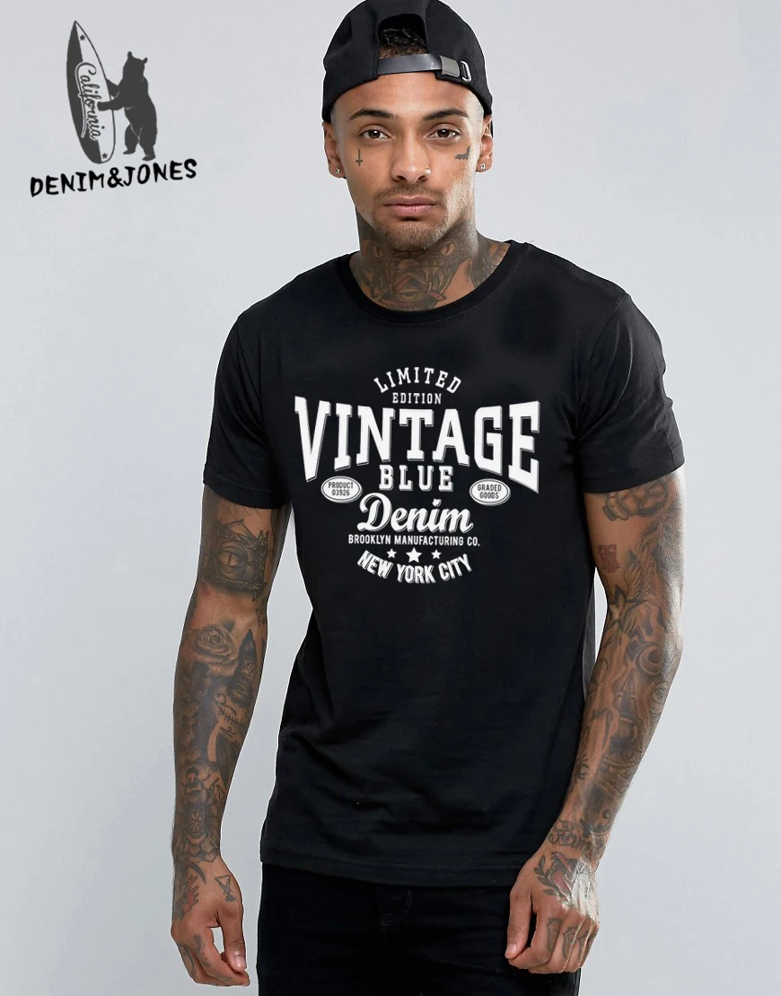 Новинка 2018 Мужская брендовая джинсовая одежда Jones в винтажном стиле стильный