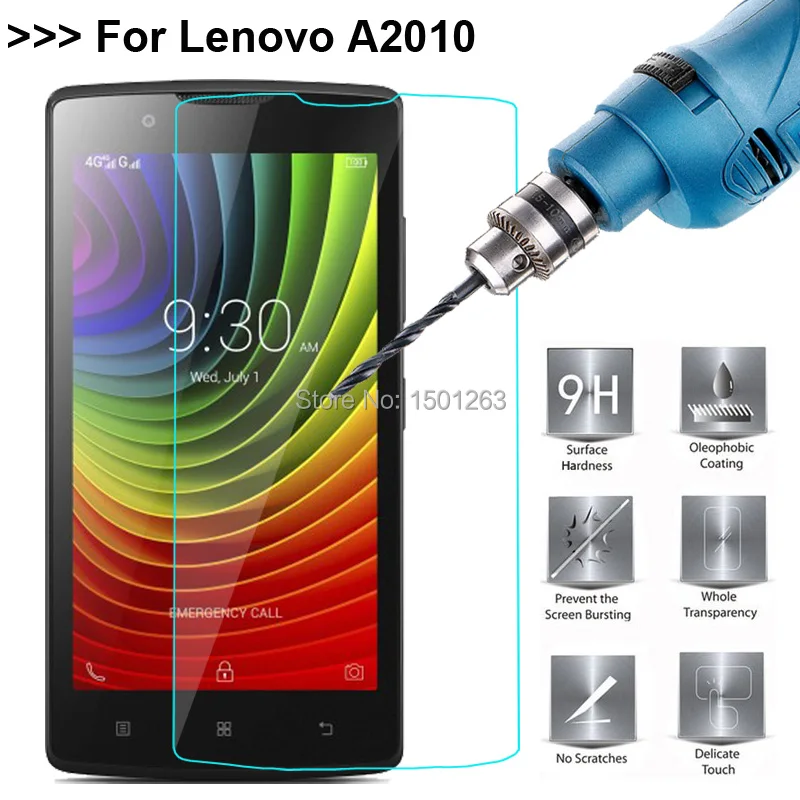 Для lenovo A2010 2010 закаленное Стекло Экран протектор чехол для прозрачный защитная