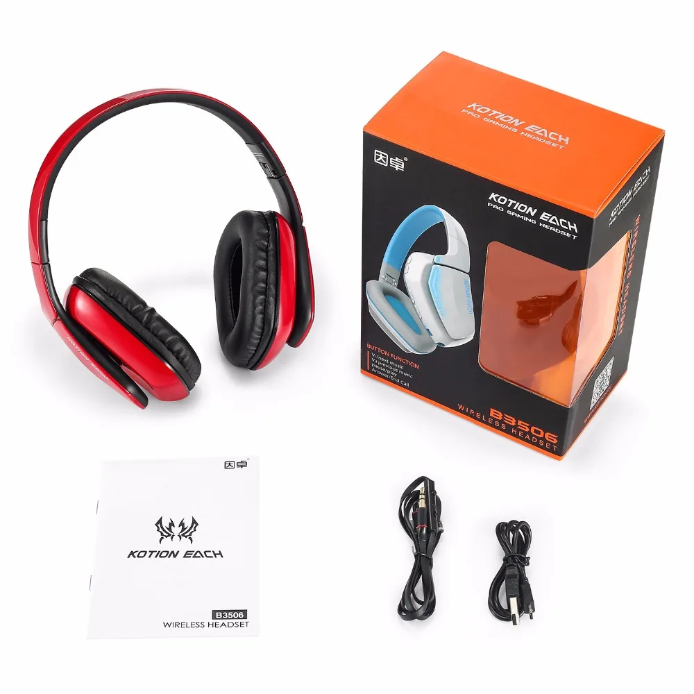 B3506 PS4 Bluetooth Гарнитуры Hi-Fi стерео наушники складные Best Беспроводной музыка