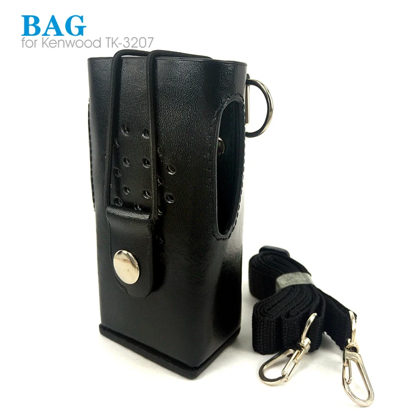 Фото TK3207 кожаный чехол для Kenwood TK-3207 TK-2207 TK-3307 Walkie Talkie защитный рукав на плечо жесткий чехол №1
