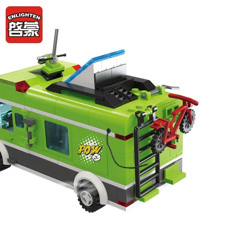 Enlighten модели Здание игрушка Совместимость с LEGO Лего Legos Конструктор E1120 380 блок