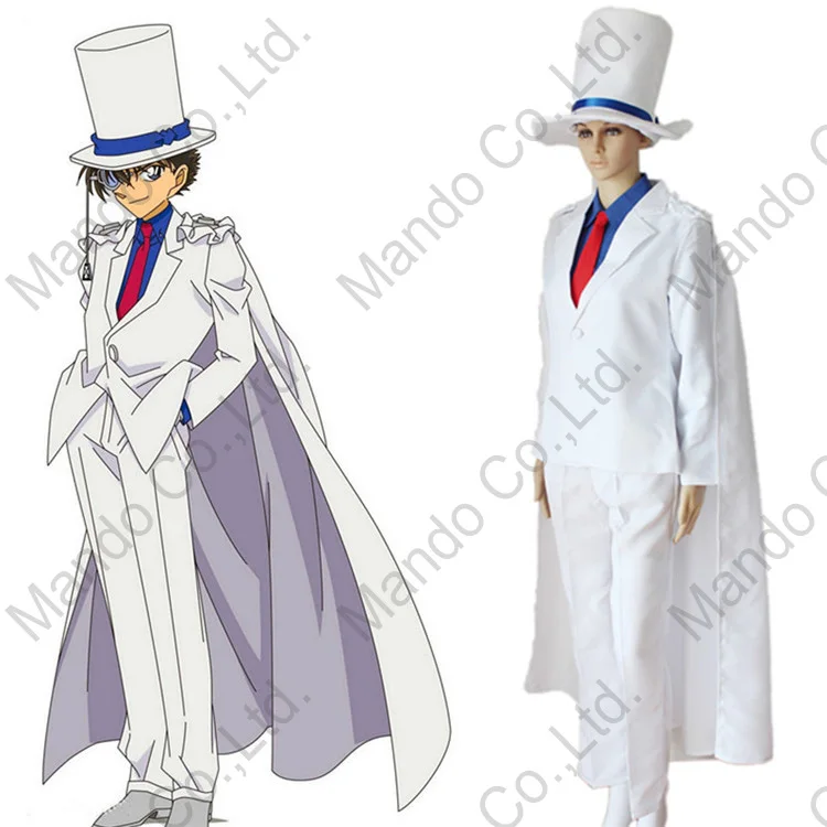 Костюм детектива Конана из аниме закрытого корпуса Kaitou Kiddo Детский костюм