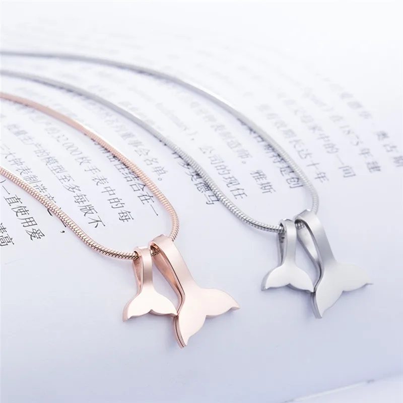 Цепочка для ключицы ожерелье женщин дельфин рыбий хвост чокер воротник Русалка