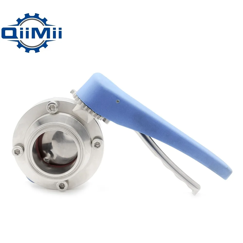 1 &quot/1-1/2&quot/2 &quotНержавеющая сталь санитарная 1&quot/1 5 &quot/2 три зажима клапан-бабочка