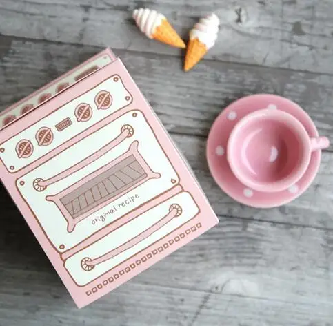 50 шт./лот розовый духовка форма булочки коробка кекс Коробки конфет свадебный