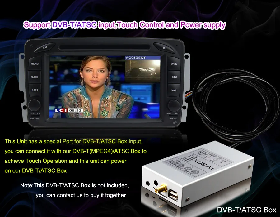 Автомобильный DVD плеер 7 дюймов Wi Fi 3G GPS навигация радио стерео для Mercedes Benz W203 W209 W639
