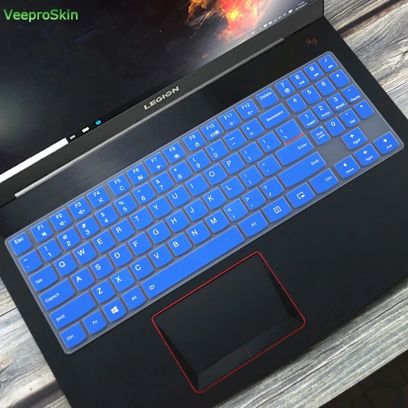 Силиконовый защитный чехол-клавиатура для 15,6 ''lenovo Legion Y720 Y540 Y530 Y520 R720 Y7000(15'') Y730 Y740(17 ''