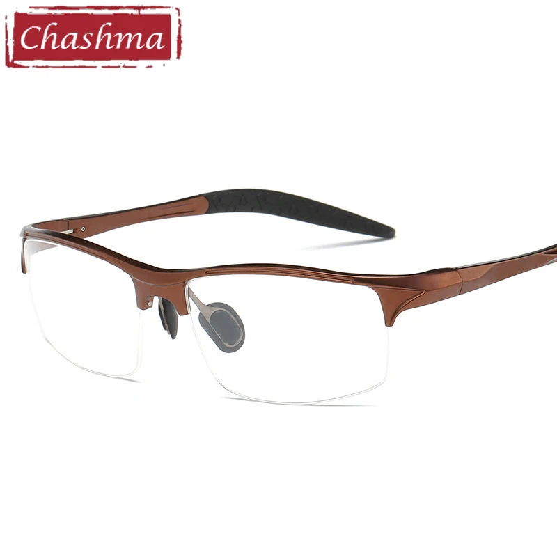 Брендовые мужские очки Chashma в спортивном стиле оправа из алюминиево магниевого