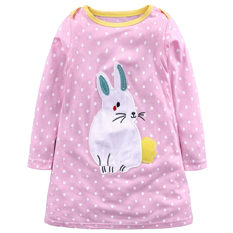Autumn Baby Girl Dress Spring Girls Cotton Kids Clothes Cartoon Children Clothing Long Sleeve Summer | Детская одежда и обувь