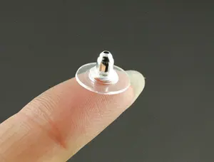 Круглые заглушки для сережек-гвоздиков, заглушки для сережек-гвоздиков, заглушки для бижутерии, принадлежности для поделок, 200 шт.лот