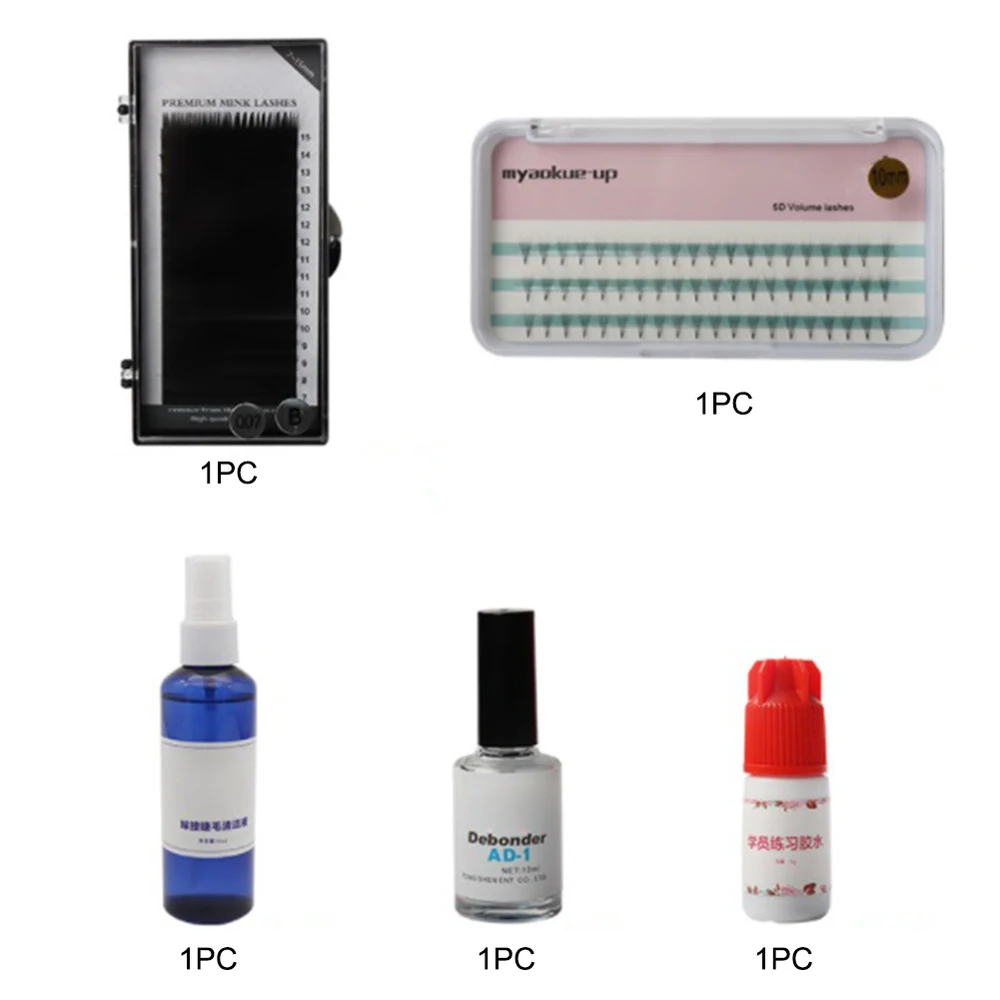 19 шт. тренировочный Комплект ресниц для наращивания Набор инструментов | Красота