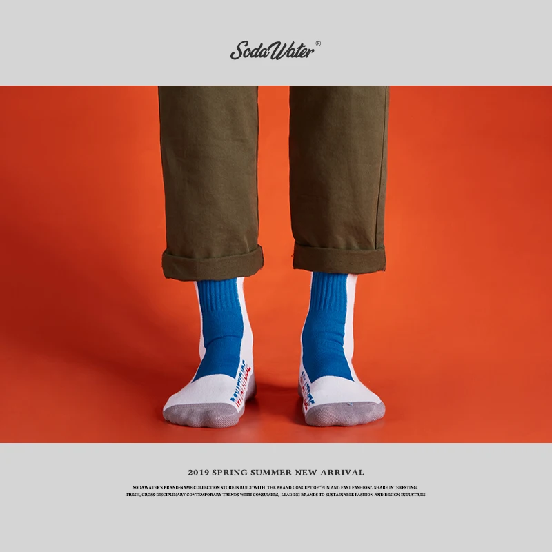 Носки SODAWATER мужские хлопковые короткие носки в стиле хип-хоп 2019 | Мужская одежда