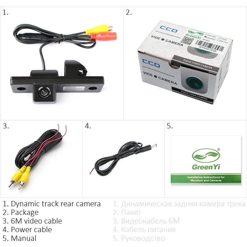 Интеллектуальная динамическая траектория треков парковочная линия камера