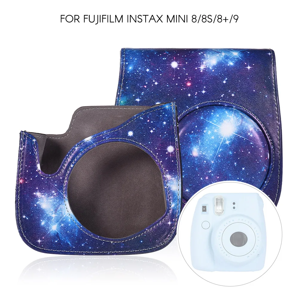 PU защитный сумка для фотоаппарата мгновенный Mini 8 Case Камеры фоторюкзак и Fujifilm Instax