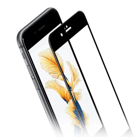 9D полное покрытие 9H закаленное стекло для iPhone 5 5S 5c 6 6s 7 8 Plus SE Защитное