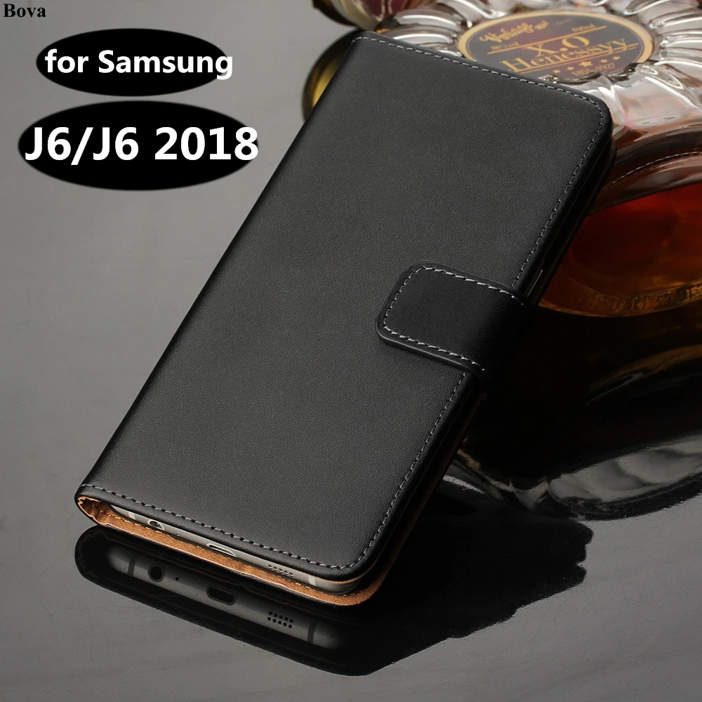 Роскошный чехол кошелек для Samsung Galaxy J6 J600F/G держатель карт кобура Премиум книжка