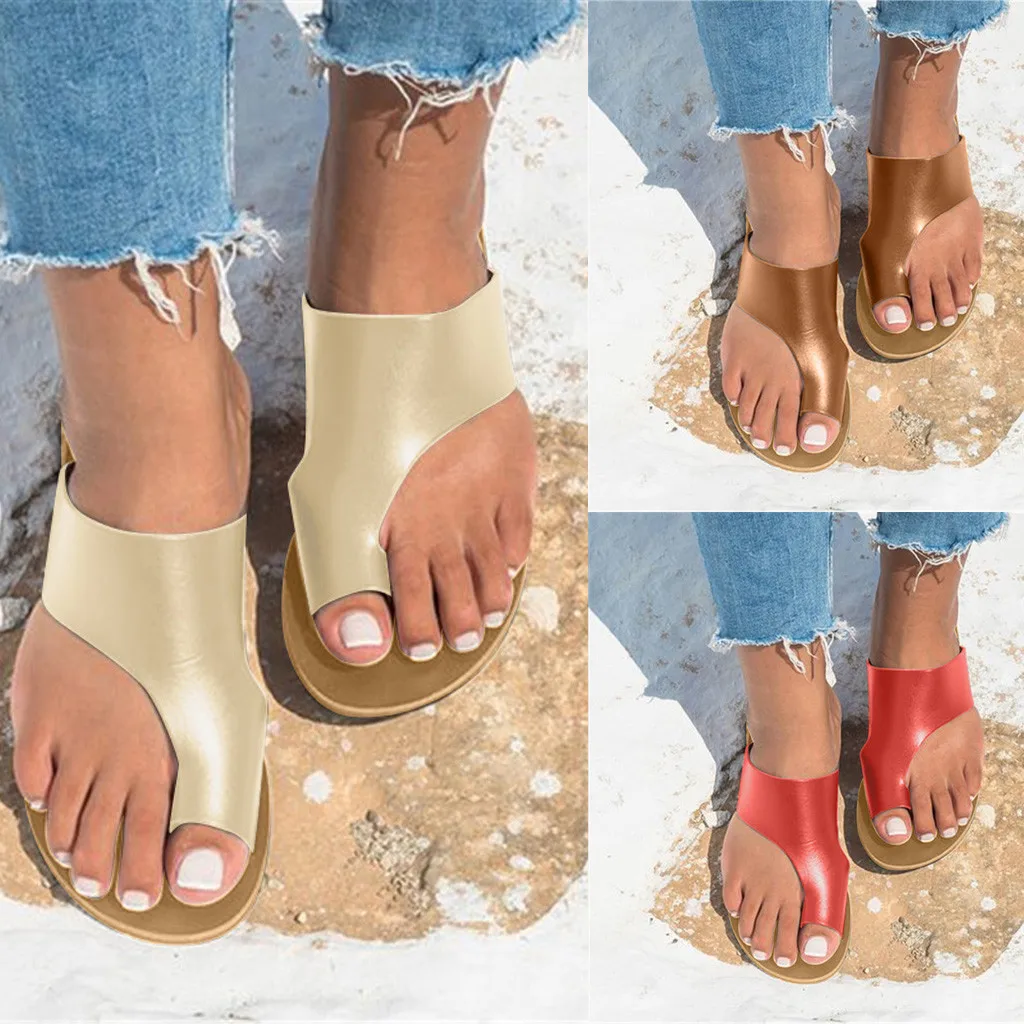 Женские сандалии в стиле ретро модные шлепанцы на плоской подошве женские