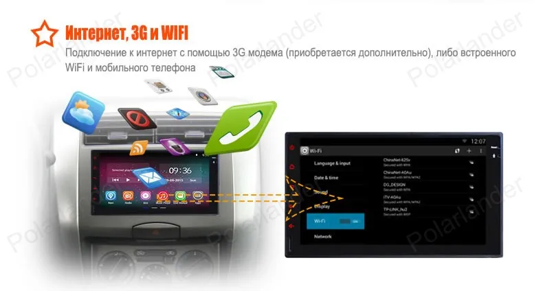 

Car Radio Player 2 Din Universal Quad Core 7" HD For Android Full Touch Panel GPS Navigation Car In Dash radio 2G RAM stereo