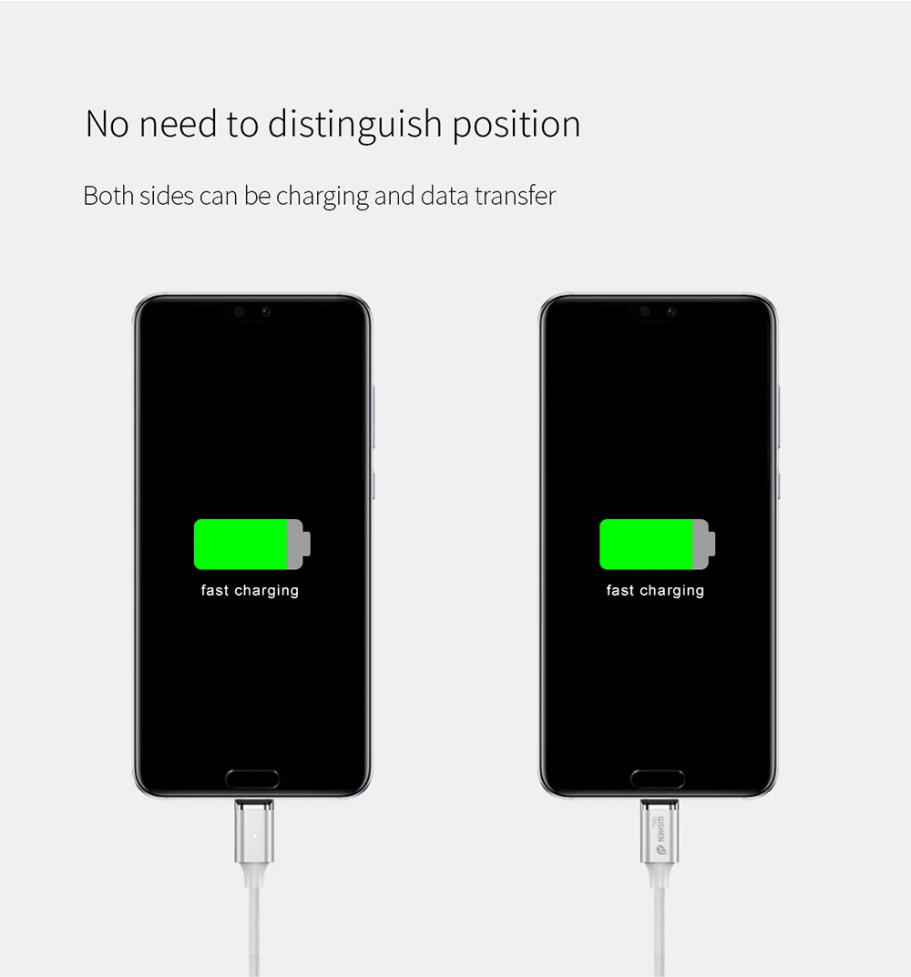 WSKEN X2 Micro USB кабель Магнитный зарядный кабель 3A Быстрая зарядка для samsung Xiaomi Hauwei Micro USB кабель для мобильного телефона адаптер