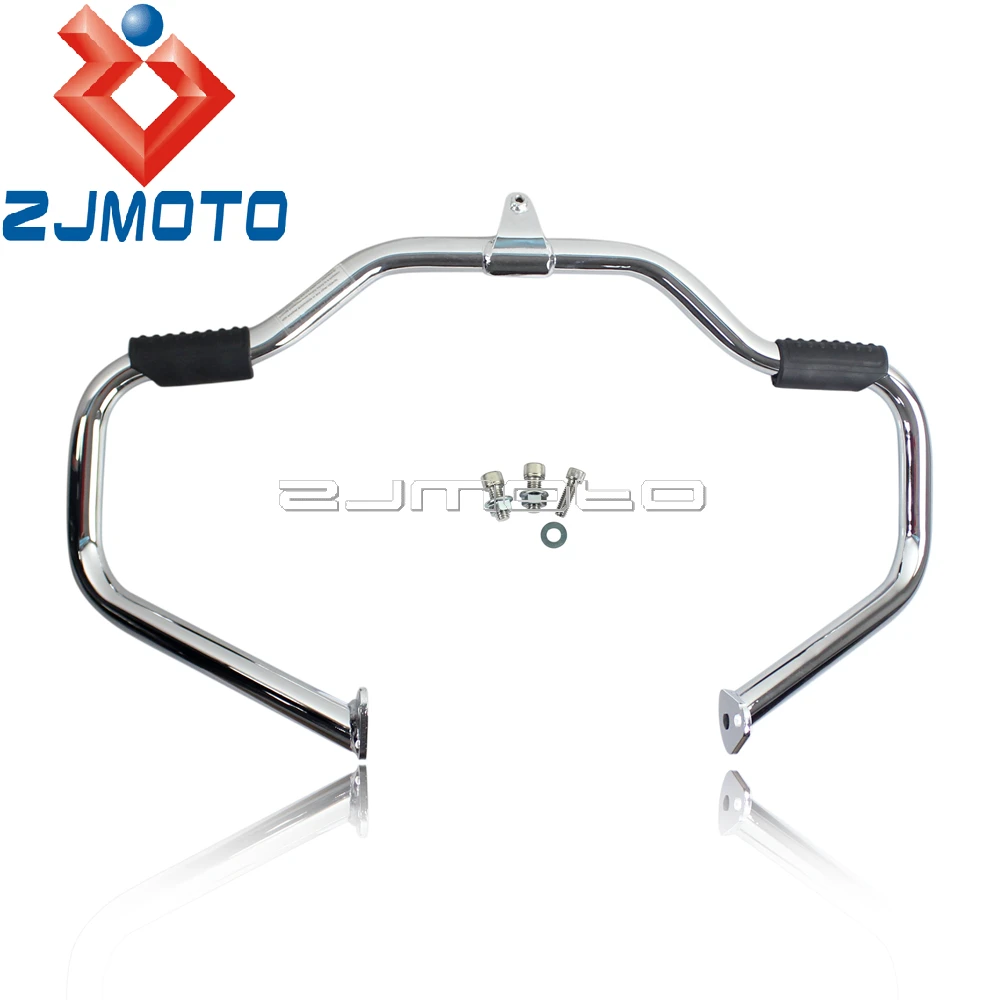 

Chrome 1-1/4" Crash Bar For Harley 1997-2008 Touring FLHR FLHT FLHX Road King Electra Glide Street Glide Mustache Engine Guard