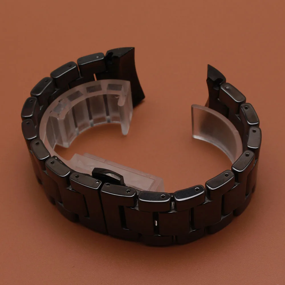 Ремешок керамический из нержавеющей стали для смарт-часов Samsung Gear Frontier 22 мм -