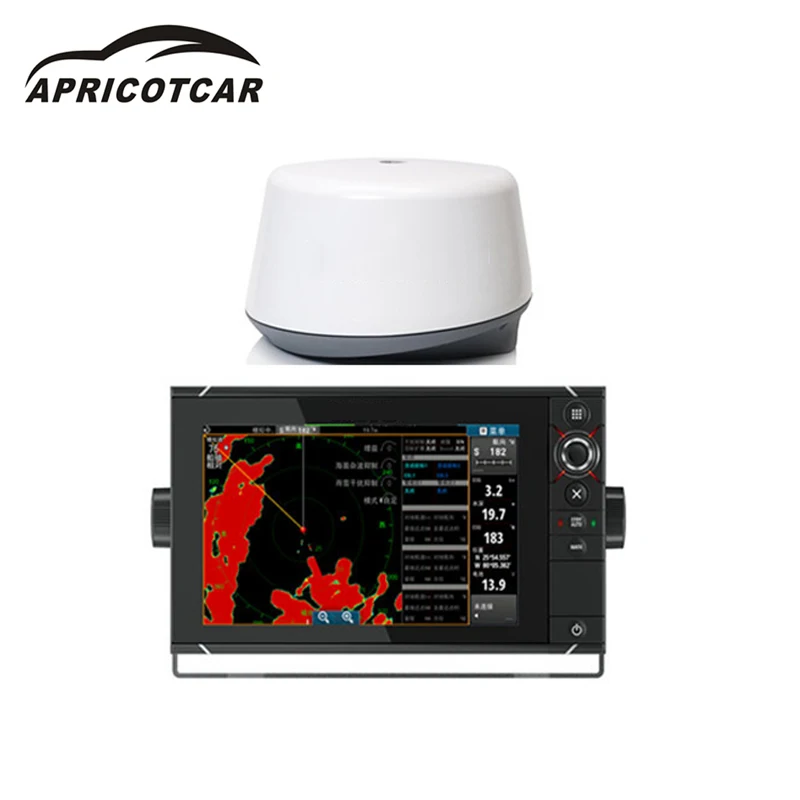 "+ 4G цветной сенсорный ЖК-экран морской навигационный приемник AIS морской gps Радар навигация разведка рыбы 3D дисплей