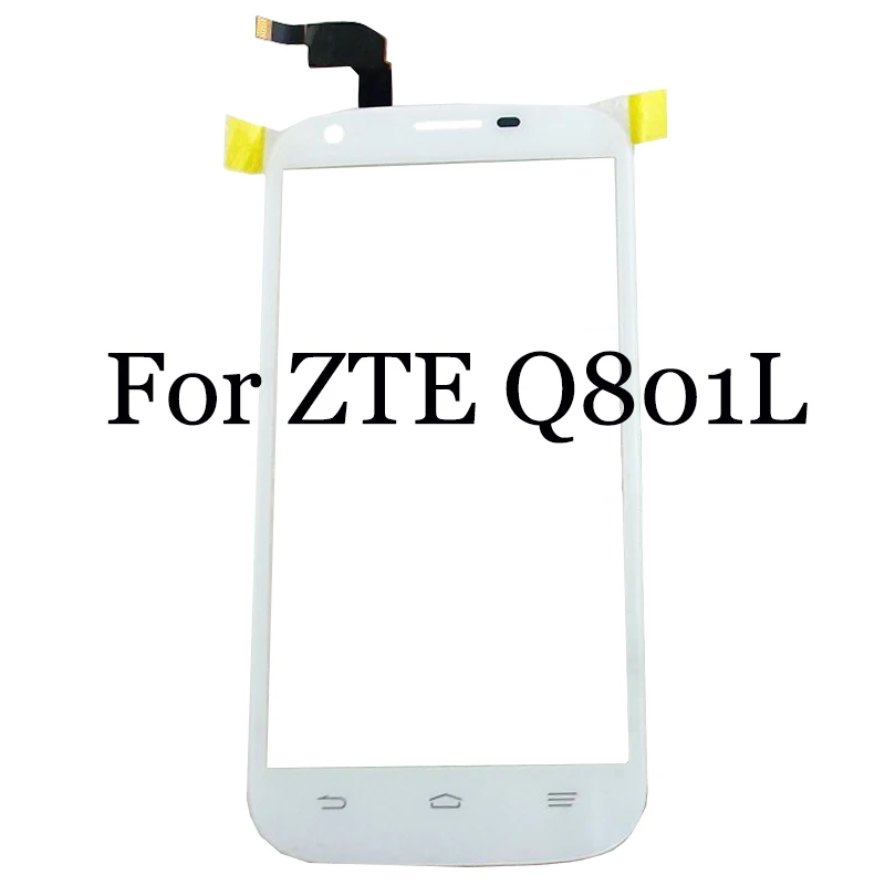 2 шт. для zte q801l Сенсорный экран панели Датчик кодирующего преобразователя Q 801L touch