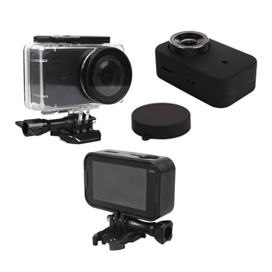 Для Xiaomi Mijia 4K комплект аксессуаров Mijia селфи палка водонепроницаемый корпус чехол рамка Оболочка Чехол Крышка объектива протектор