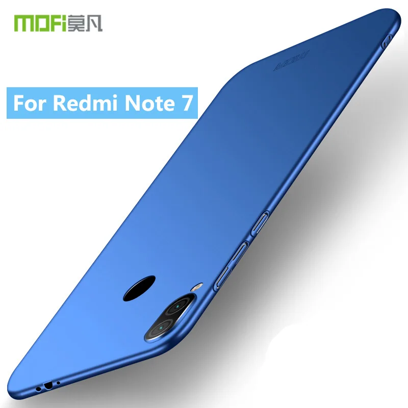 Для Redmi Note 7 Чехол Оригинальный MOFi классический матовый ПК Жесткий задний