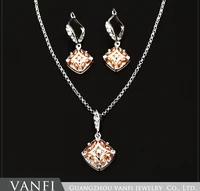 kfvanfi vintage turkish jewelry sets green flower pendant antique gold color geometry pendientes necklace earrings set for women