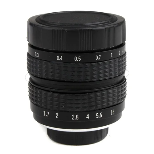 Фуцзянь 35 мм F1.7 CC объектив для ТВ и фильмов + C Mount макро кольцо Olympus Micro 4/3 m4/3 EP3 EP5 EPL1