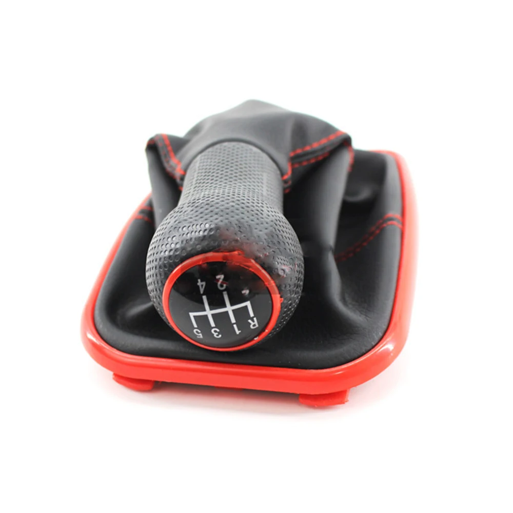 5 скоростей PU кожаная ручка переключения рулевого механизма автомобиля Gaitor Boot