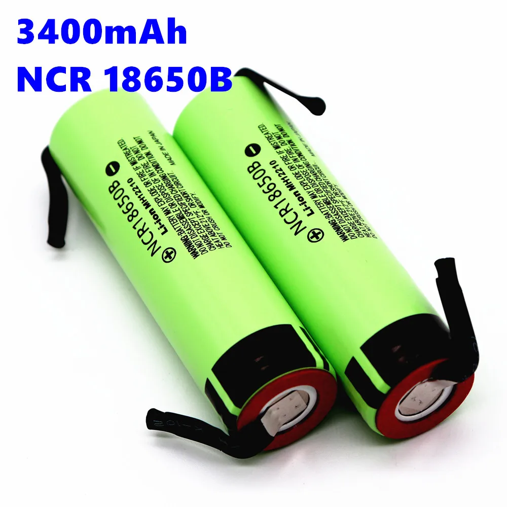 2019 новый оригинальный NCR18650B 3 7 V 3400 mAh 18650 литий ионная аккумуляторная батарея для