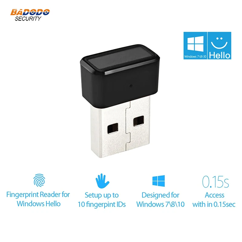 Мини USB модуль считывания отпечатка пальца устройство распознавания для Windows 7 8 10