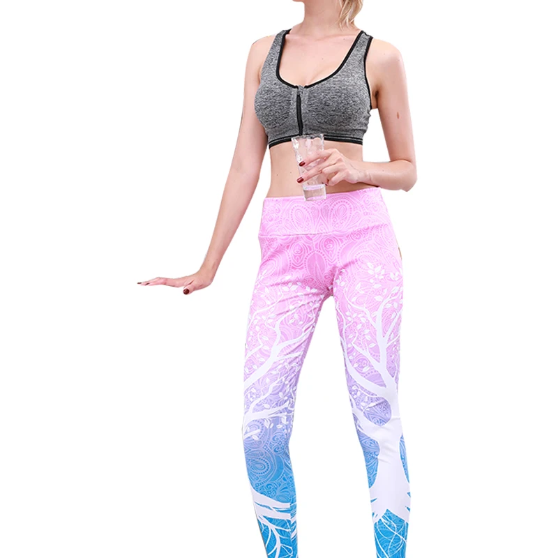 Леггинсы для занятий йогой спортом штаны йоги женская спортивная одежда брюки
