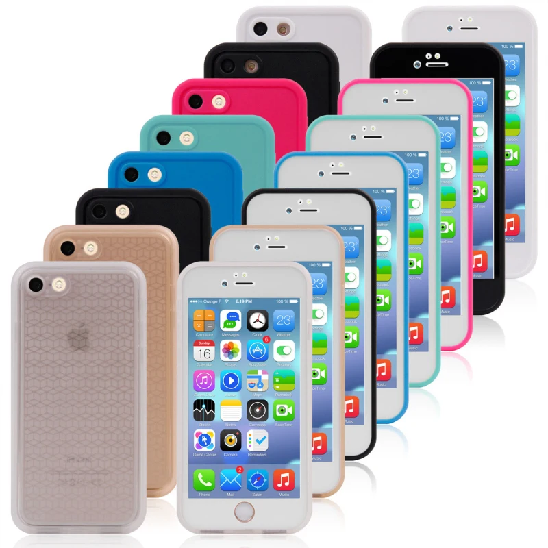 Водонепроницаемые чехлы для iphone Xr Xs Max 6 S 7 8 Plus 5 5S SE водостойкий ударопрочный ТПУ