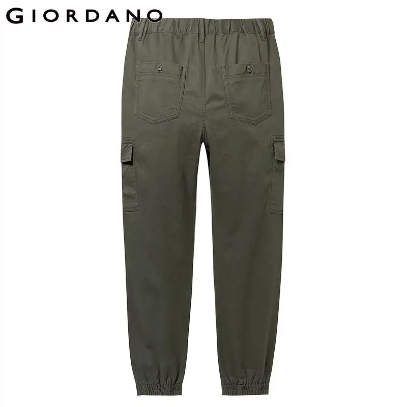 Giordano мужские стрейчевые повседневные брюки из натурального хлопка с