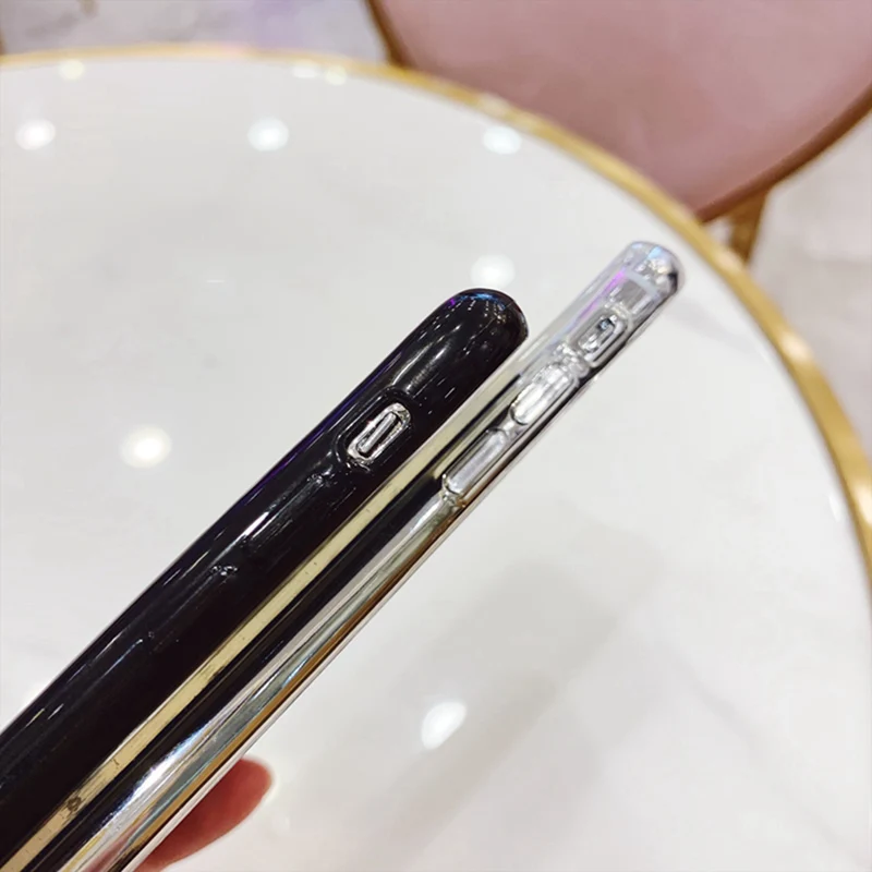 Милый Прозрачный блестящий чехол со звездами для iphone 11 Pro xr 6 6s 7 8 Plus, мягкий чехол из ТПУ с рисунком звездного неба и звезд для iphone X XS Max