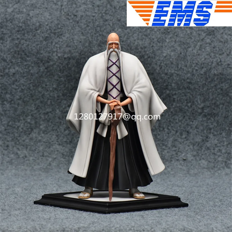 Статуя Bleach Soul society Yamamoto Genryuusai Shigekuni полноразмерный портретный лимит бюста GK фигурка Коллекционная модель игрушки - Цвет: Белый