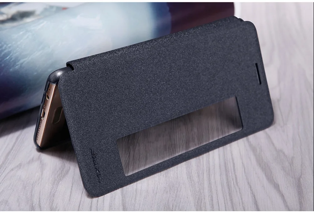 Для Huawei Коврики 9 Pro Флип кожаный чехол Nillkin Sparkle Leather Case для с в розницу Вышивка