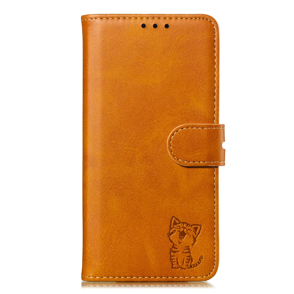 Чехол для телефона с откидной книгой Happy Cat Redmi 7/REDMI Y3 7A K20/K20PRO 7 Note Pro | Мобильные