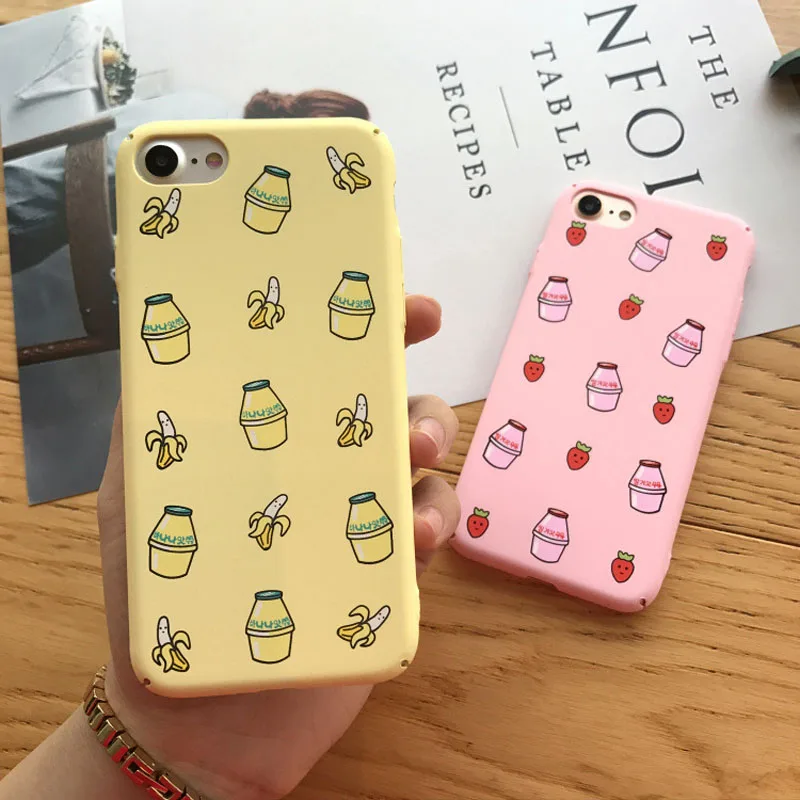 Горячая Мода конфеты милый молочный ящик для iphone 8 6S 7 Plus Чехлы мобильных