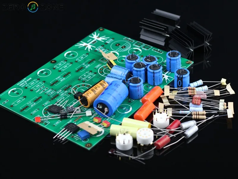 DIY E834 RIAA мм трубчатый комплект усилителя для фонографа на основе цепи EAR834 (без